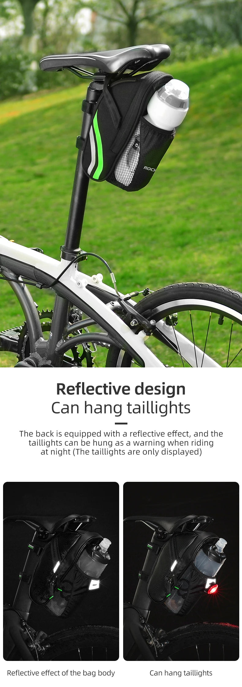 ROCKBROS wasserdichte Fahrrad Hecktasche für MTB und Rennrad-Yabubest - Home & More