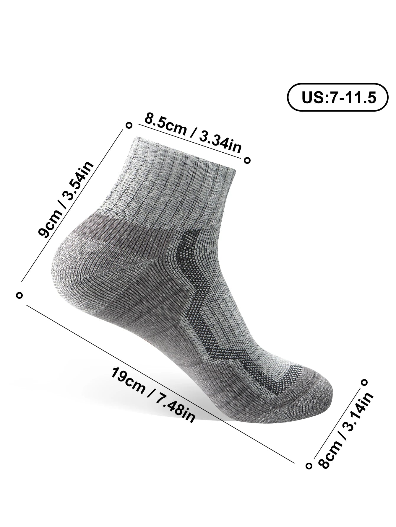 Warme Thermosocken aus Merinowolle für Ski und Wandern