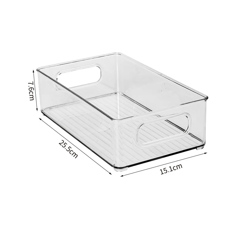 Transparente Kühlschrankbox – Robuste PET Aufbewahrung für Obst - Gemüse