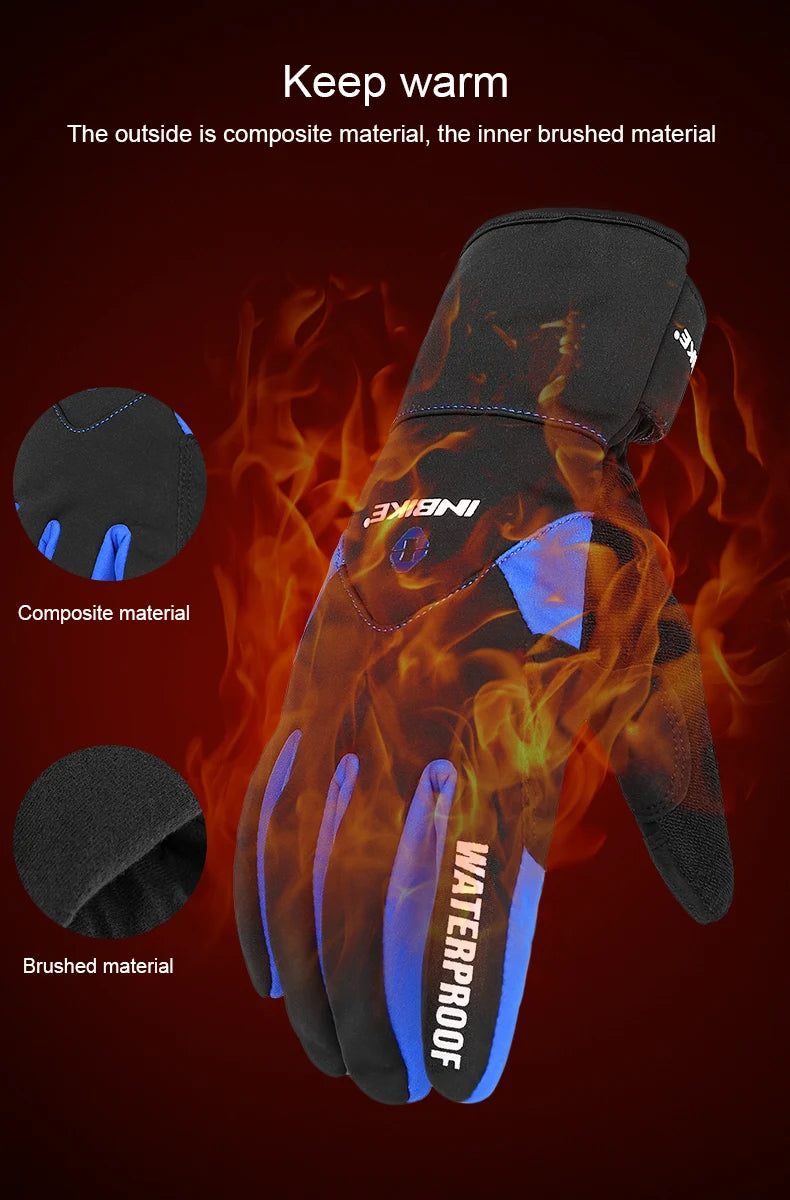 INBIKE Winter Fahrrad Handschuhe für Männer - Touchscreen-fähig-Yabubest - Home & More