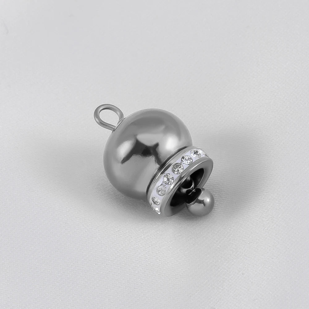 5 Stück Edelstahl Anhänger Gänseblümchen Herz Stern Glocke für Schmuck DIY-Yabubest - Home & More