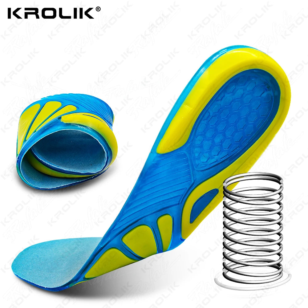 Silikon Gel Einlegesohlen für Sport und Fußschmerzen mit Dämpfung