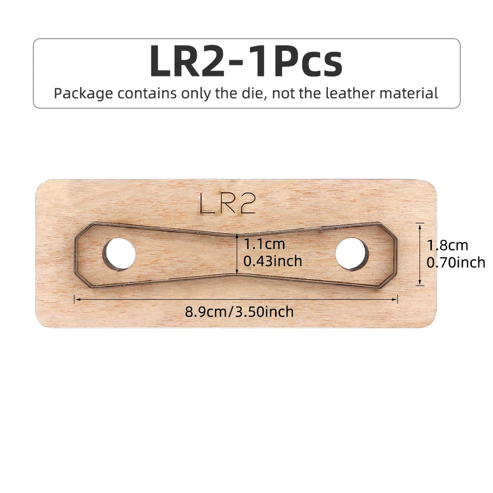 Leder Stanzform Set Reißverschluss Abzieher für Lederhandwerk
