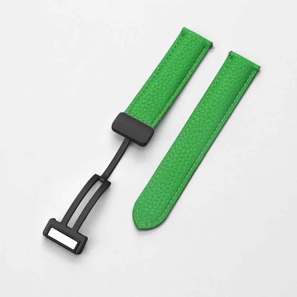 22 mm Lederarmband mit Magnetschnalle für Xiaomi Redmi Watch