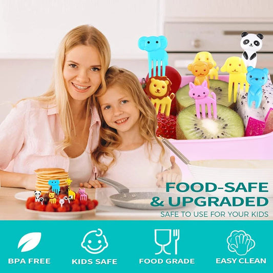Niedliche Mini Lebensmittel-Picks für Kinder Bento Lunchbox Zubehör