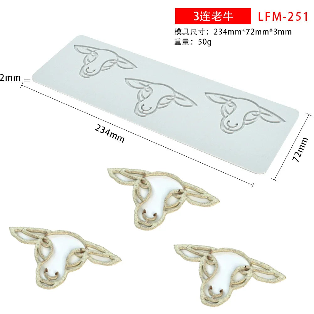 Vielseitige Silikon Kuchenform für dekorative Spitzen und Muster