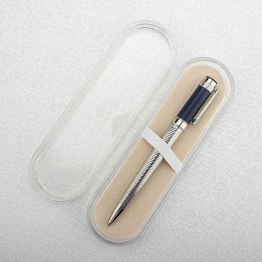 Einziehbarer Kugelschreiber Metall 07mm Schreibstift für Büro und Alltag