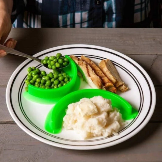 Silikon Lebensmittelseparator Küchenpartition Teiler für Nudeln Fleisch Soße