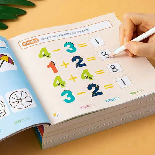 Mathematisches Übungsbuch für Kinder 2-6 Jahre zur frühkindlichen Förderung