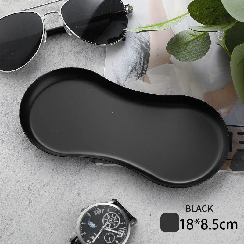 Edelstahl Tablett für Kosmetik und Schmuck – Modern & Praktisch-Yabubest - Home & More
