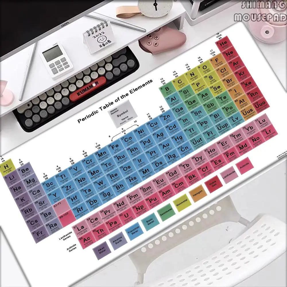 Periodensystem Elemente Mauspad XXL Gaming Zubehör-Yabubest - Home & More