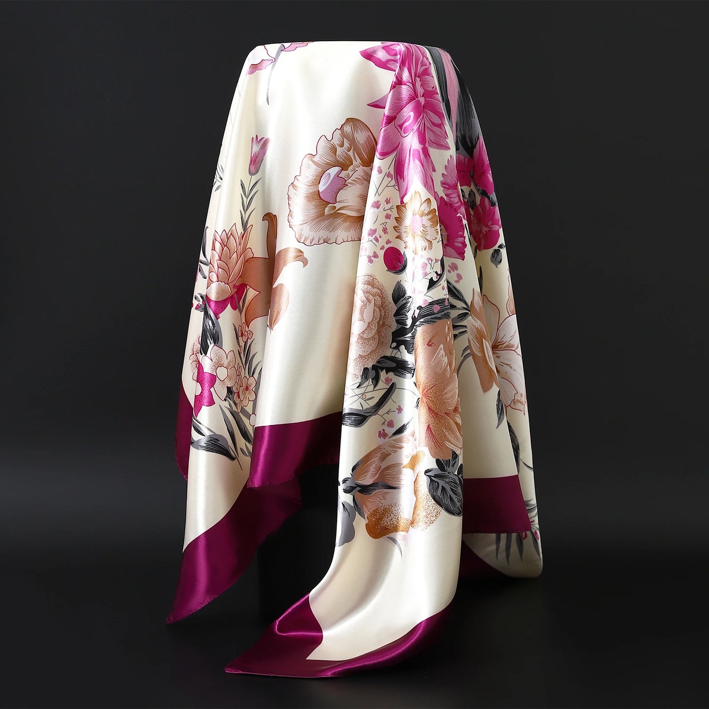 Stilvolles Polyester Halstuch für Damen - Vielseitiger Retro Look