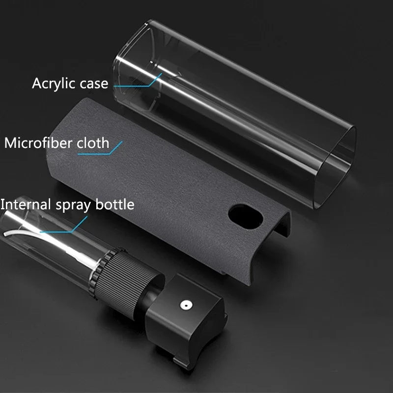 2in1 Mikrofaser Bildschirm Reiniger Set mit Spray für Telefon Tablet Brille