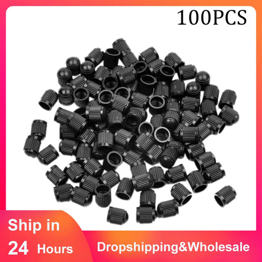 100er Set Reifenventilkappen Tubeless Schutz für Standardventile