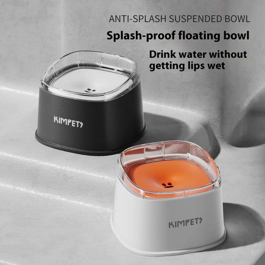 2000 ml Auslaufsicherer Wassernapf für Haustiere mit Spritzschutz