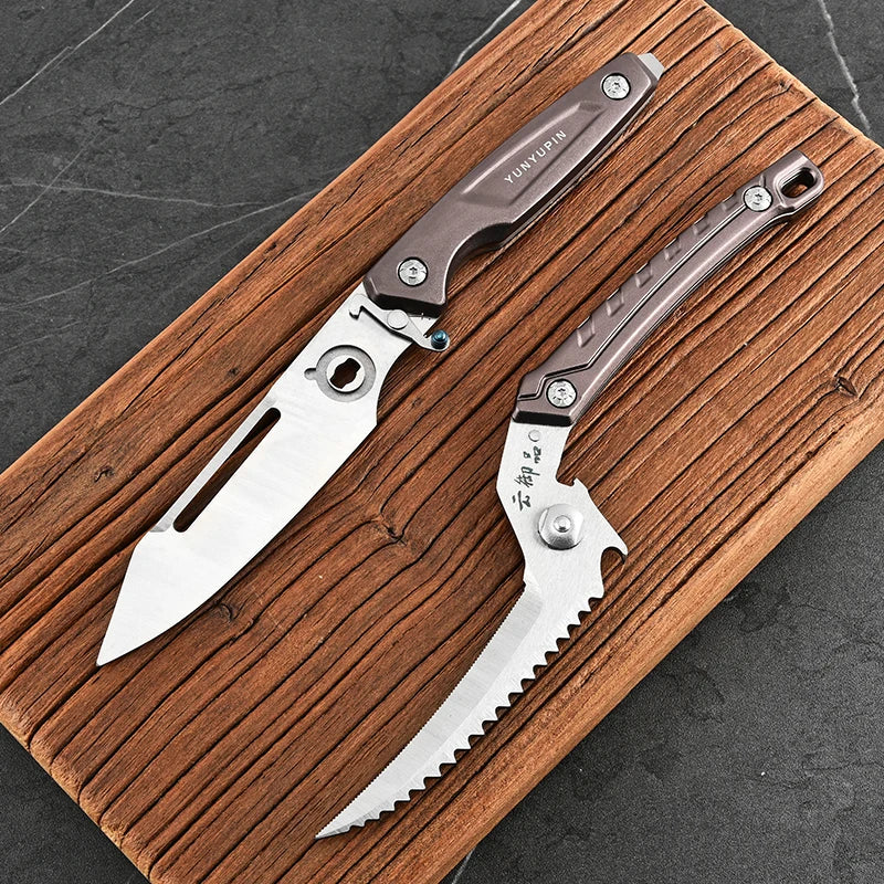 Multifunktionale Edelstahl Küchenschere für Fleisch Fisch und Gemüse