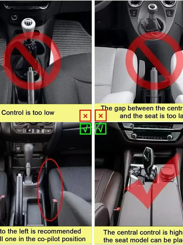 Sitzspalt-Aufbewahrungsbox PU-Leder | Universal Organizer Auto