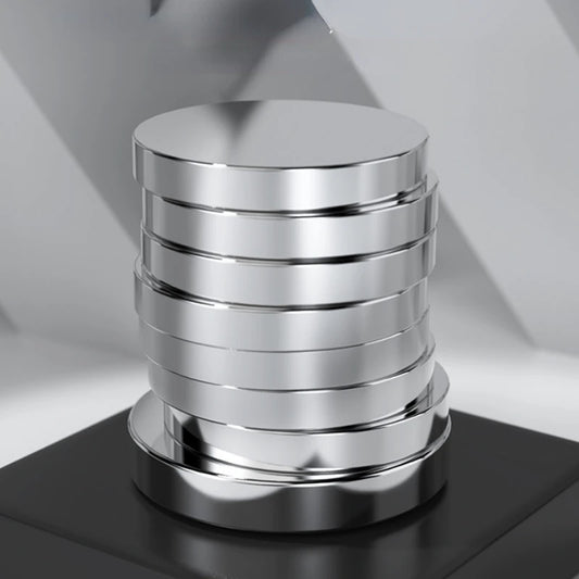 Hochwertiger Edelstahl Kreisel für Stressabbau und Schreibtischspiel