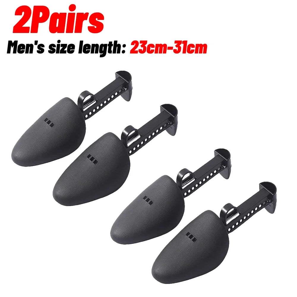 Verstellbare Kunststoff Schuhspanner 1/2 Paar für Damen und Herren Schuhe