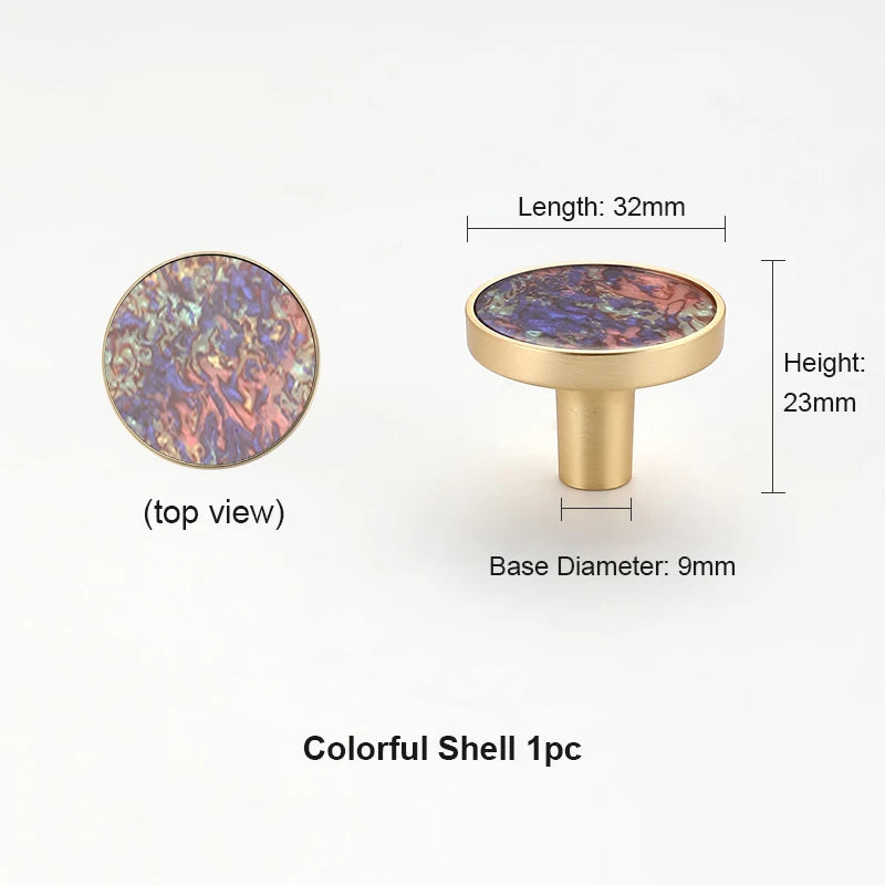 Zinklegierungs-Möbelgriff 50mm – moderner New Chinese Stil, Einzelloch