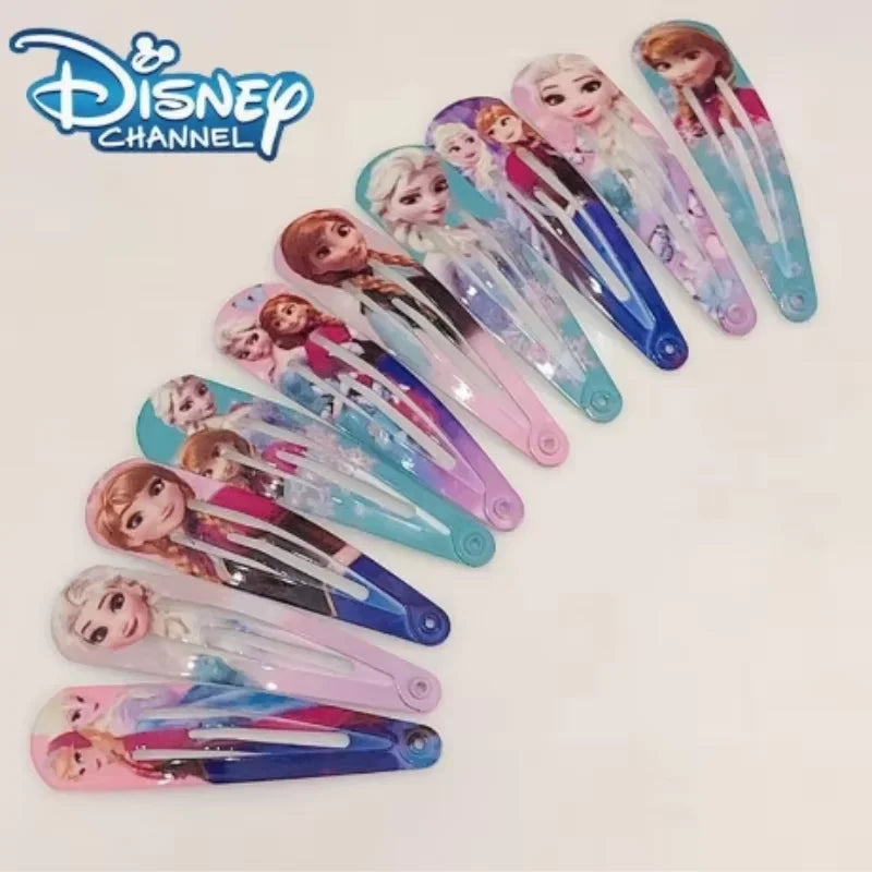 Zauberhafte Frozen Elsa Haarspangen – 10er Set, 4,8 cm, perfekt für Kinderstyles