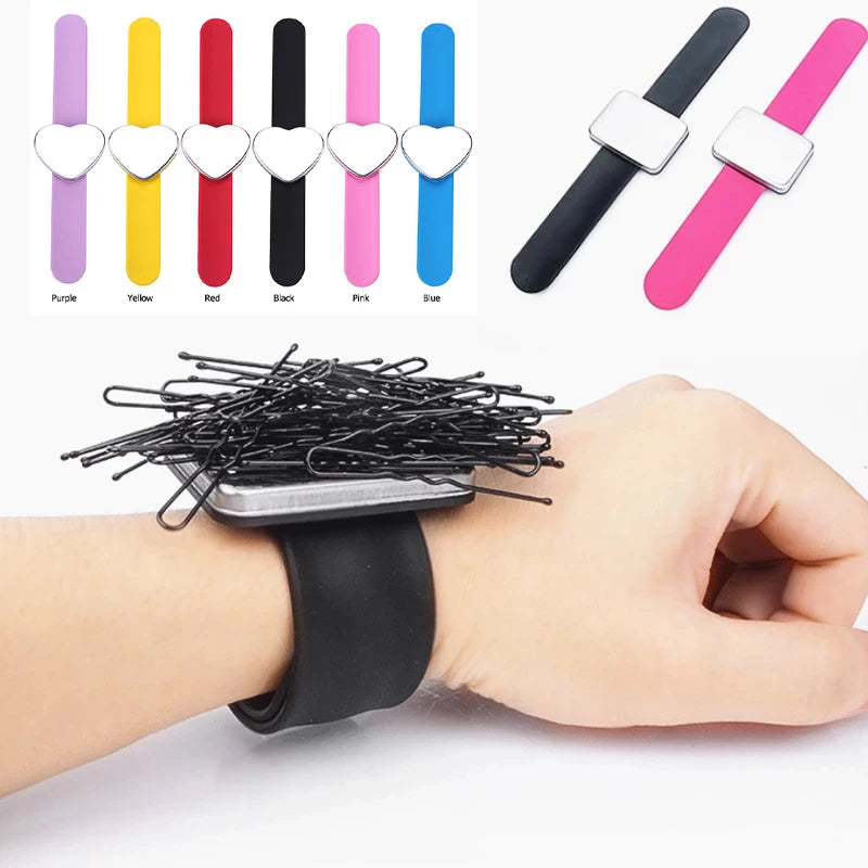 Magnetisches Armband zum Halten von Haarclips Friseur Styling Zubehör