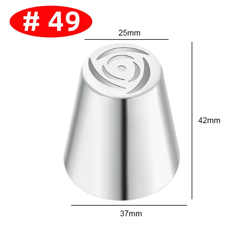 Premium Edelstahl Spritztüllen Set – 30+ Backdüsen für kreative Gebäck-Deko