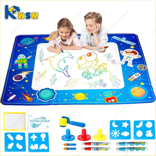 Magische Wasser-Zeichenmatte – Wiederverwendbares Doodle-Malbrett 44x32cm - 100x80cm