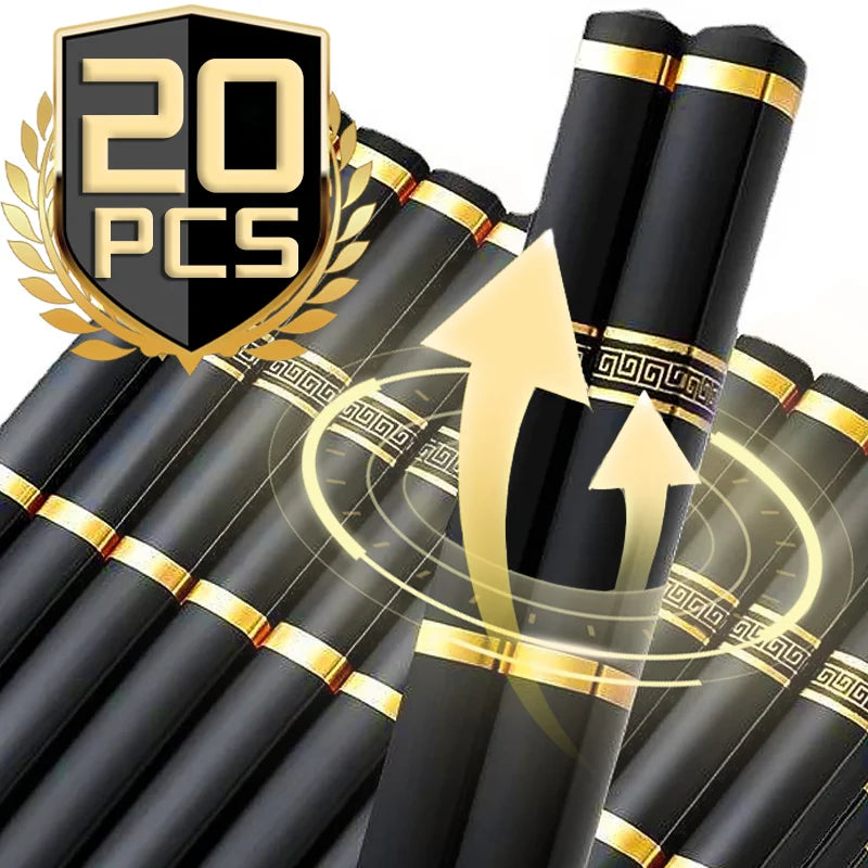 20 Stück wiederverwendbare rutschfeste Fiberglas Essstäbchen für Sushi