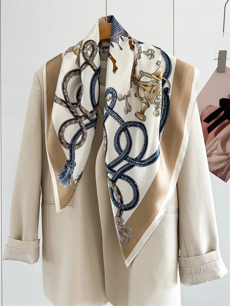 Vielseitiger Seidenschal für Damen aus Tussah-Seide-Yabubest - Home & More