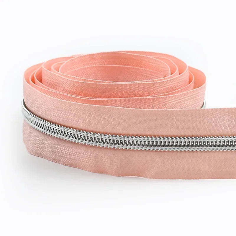 Nylon Reißverschluss Band Nr 5 Meterware für Taschen Kleidung DIY