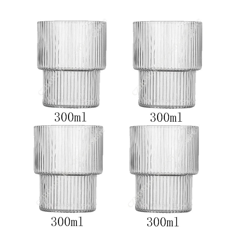 Hitze beständige transparente Kaffeetasse aus Glas für Tee Saft und Milch-Yabubest - Home & More