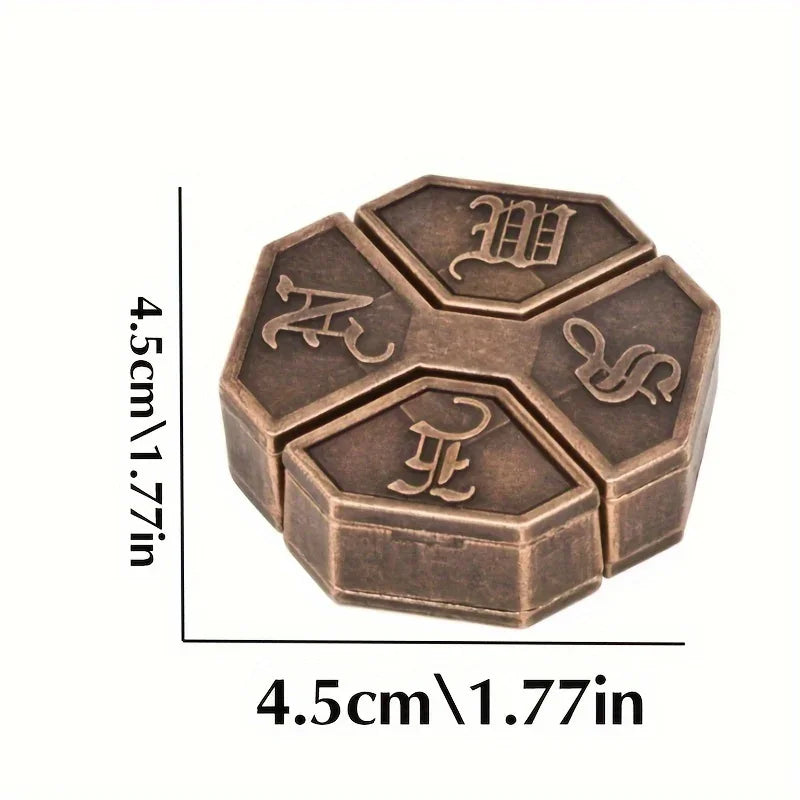Herausforderndes 3D Metall-Puzzlespiel für Konzentration und Logik
