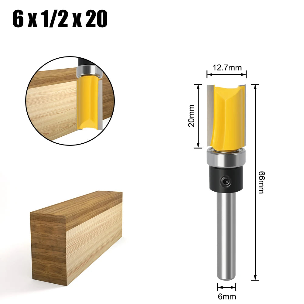 Präziser Schaftfräser für saubere Kanten in der Holzbearbeitung