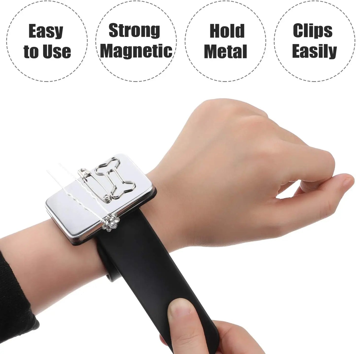 Magnetisches Armband zum Halten von Haarclips Friseur Styling Zubehör
