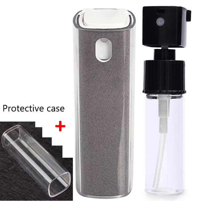 2in1 Mikrofaser Bildschirm Reiniger Set mit Spray für Telefon Tablet Brille