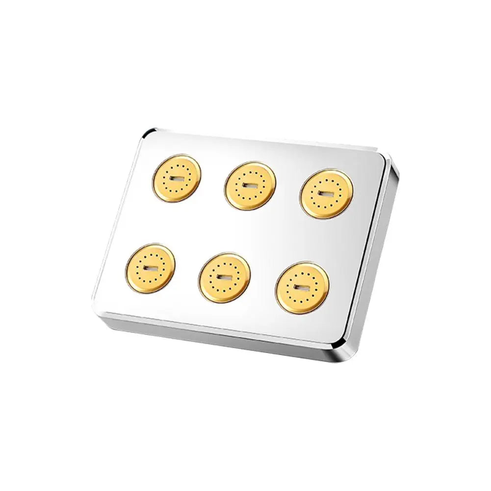 360° Drehbarer Mini-Surround-Duschkopf – Wassersparend - modernes Chrom-Design