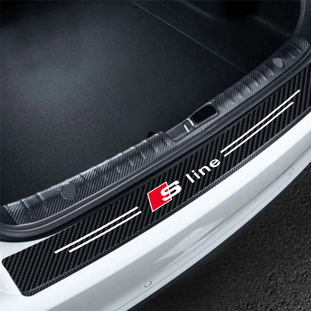 4er Set Carbon Optik Einstiegsleisten Aufkleber – Türschweller Schutz Auto