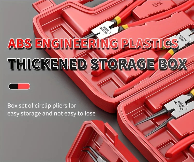 Robuste Multifunktions-Sicherungsringzange Innen und Außen