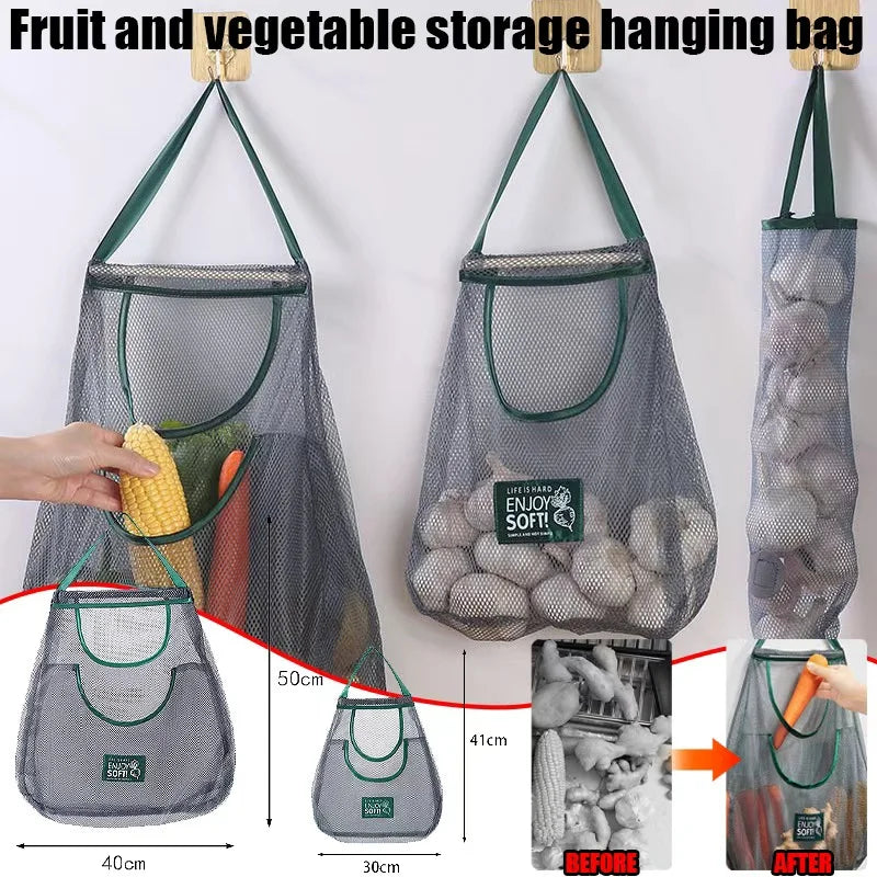Wiederverwendbare Haengebeutel fuer Kueche, Obst, Gemuese Aufbewa
