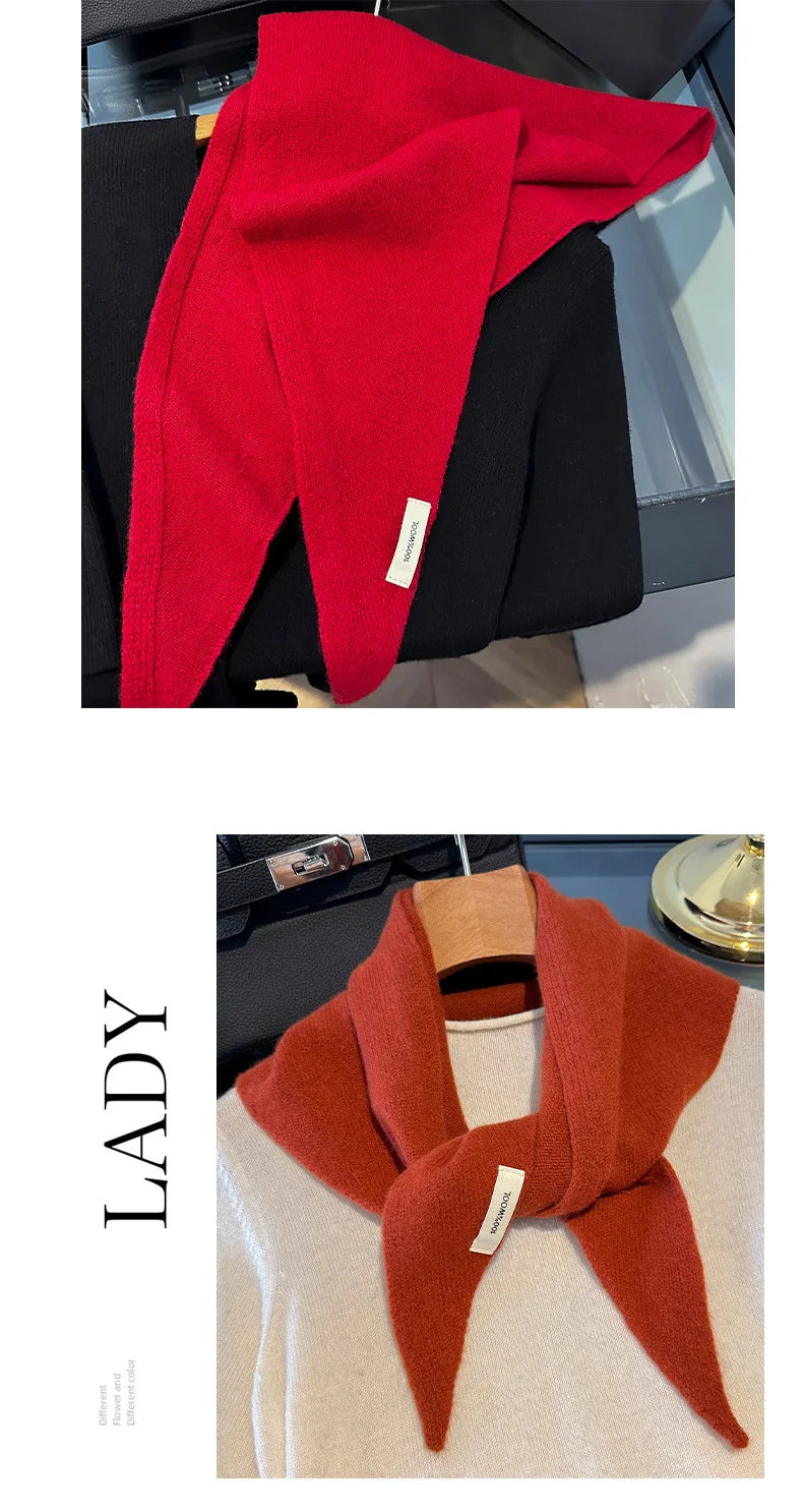 100% Wolle Winter Schal für Frauen – Lange Kaschmir Schals-Yabubest - Home & More