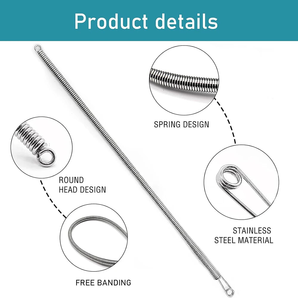 2er Set Metall Einfädler für Kordelzug und Sticknadeln