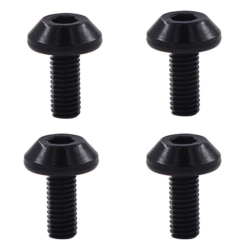 4er Set Aluminium M5 Schrauben für Fahrradflaschenhalter MTB Rennrad Zubehör