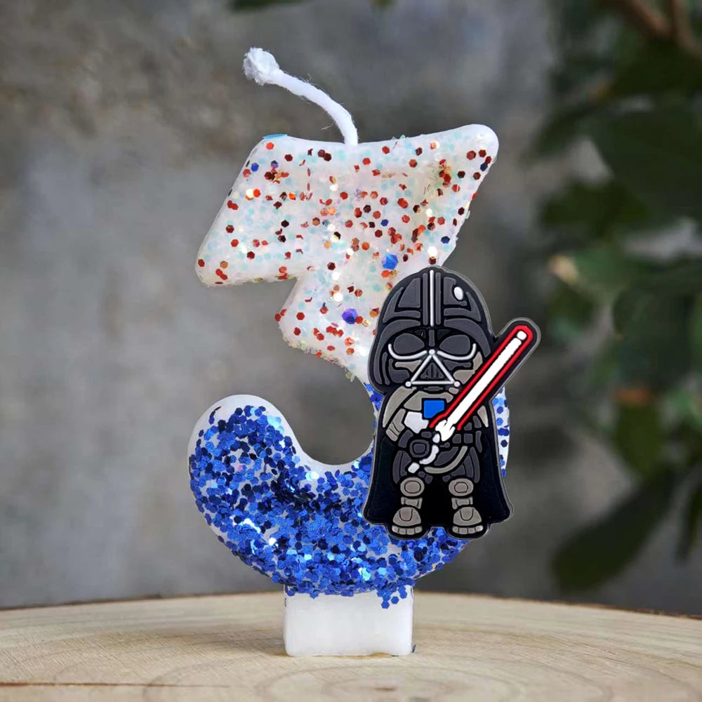 Thematische Geburtstagskerzen Zahlen für Partydekoration und Geschenke