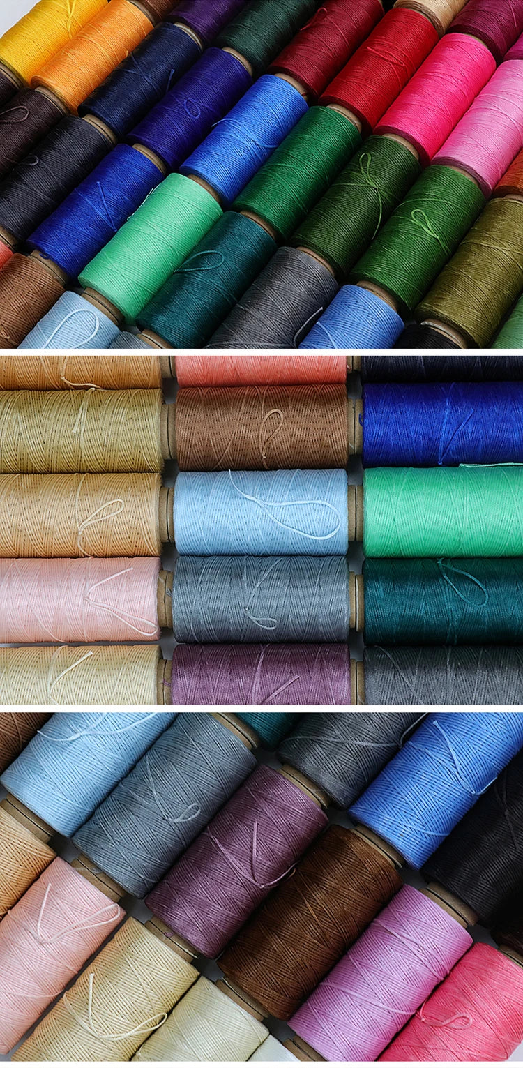 0,5/0,8/1/1,2 mm gewachste Polyester-Schnur, Makramee, geflochtenes Armband, Perlenfaden, Schnurbesatz, Schnur für Schmuck, Halskette