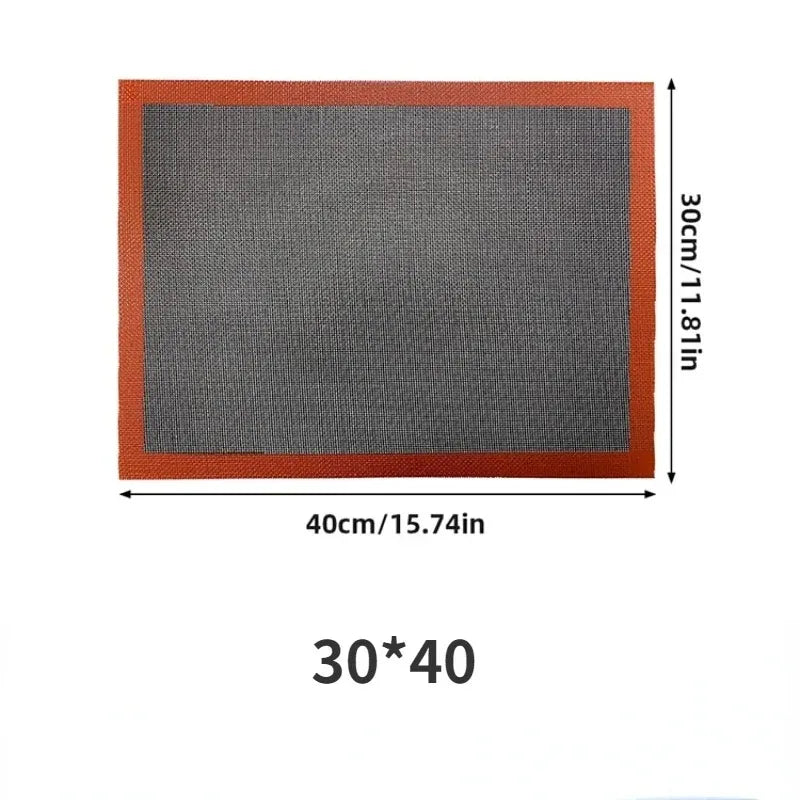 Antihaft Silikon Backmatte 30x40cm für Ofen Grill und Mikrowelle