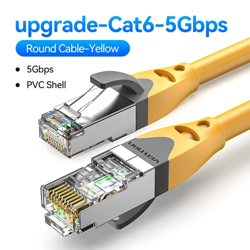 Cat6A Ethernet Kabel 10 Gbit/s SFTP Patchkabel RJ45 LAN fürs Gaming PC