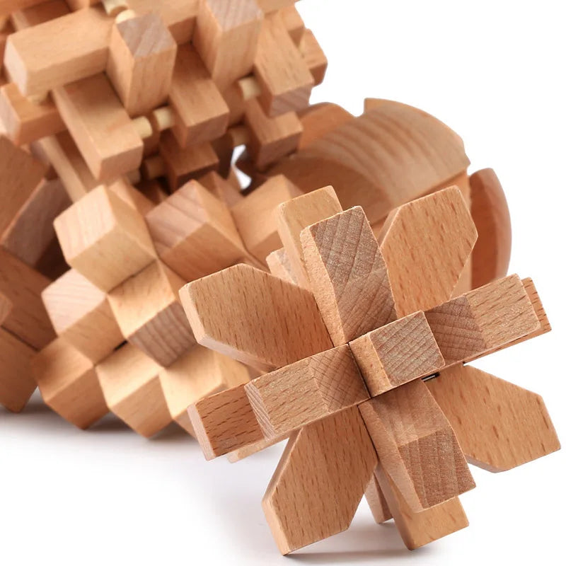 Holz 3D Puzzle Gehirn Spielzeug für Kinder und Erwachsene