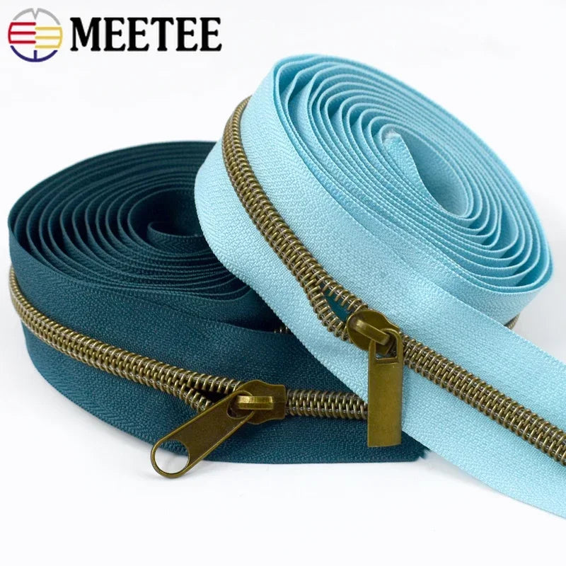 1-5 Meter Nylon Reißverschlüsse mit Kunststoff Schieber für Kleidung-Yabubest - Home & More