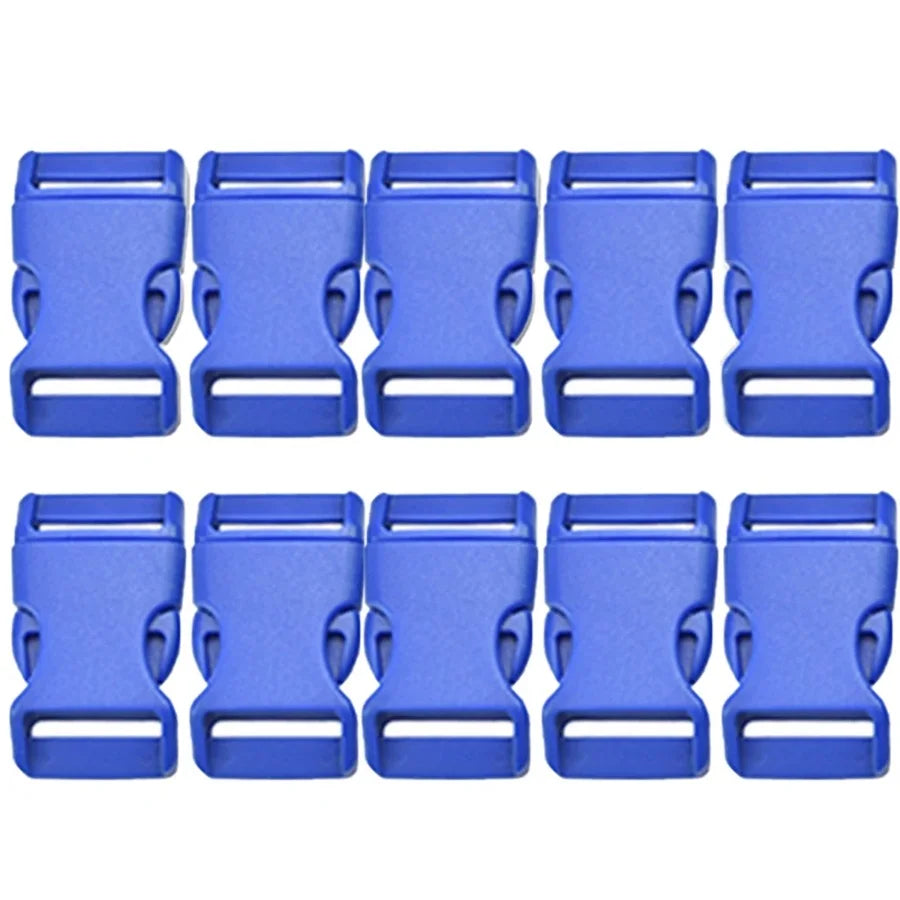 10x Seitliche Schnellverschluss Schnalle 10-25mm für Paracord Armband
